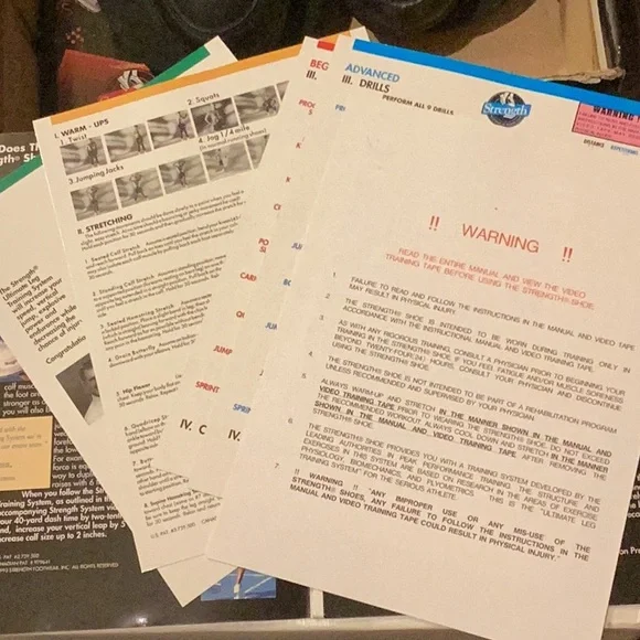 STRENGTH SHOES & training system SIZE 11.5 - 12.5 in great shape! FREE SHIPPING - Picture 2 of 7